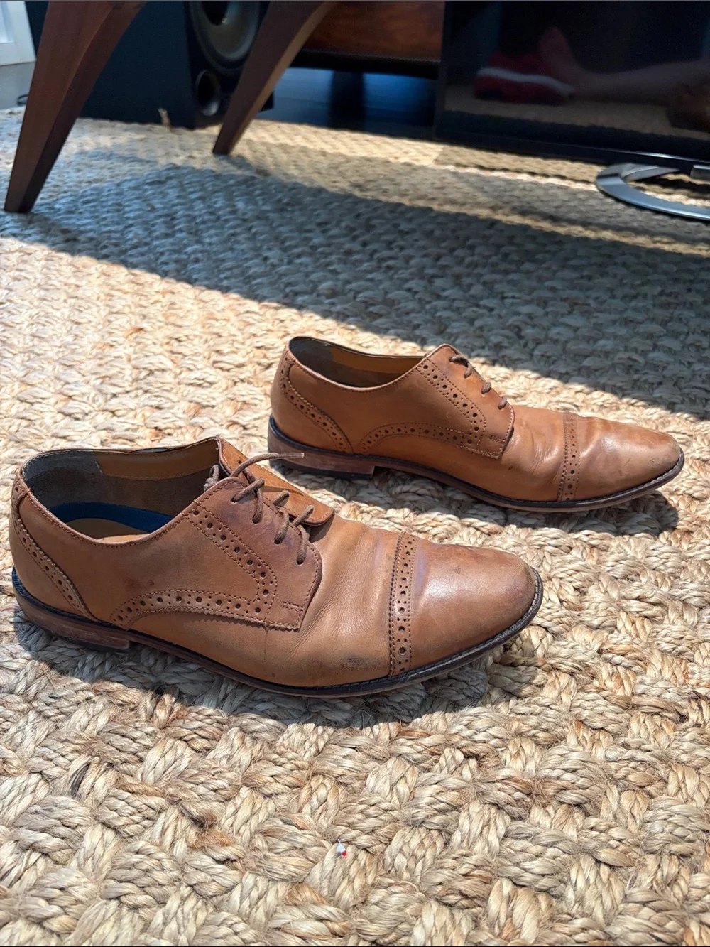 Florsheim Marino Cap Toe Oxford — Saddle Tan